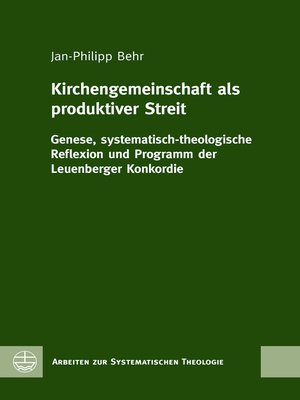 cover image of Kirchengemeinschaft als produktiver Streit